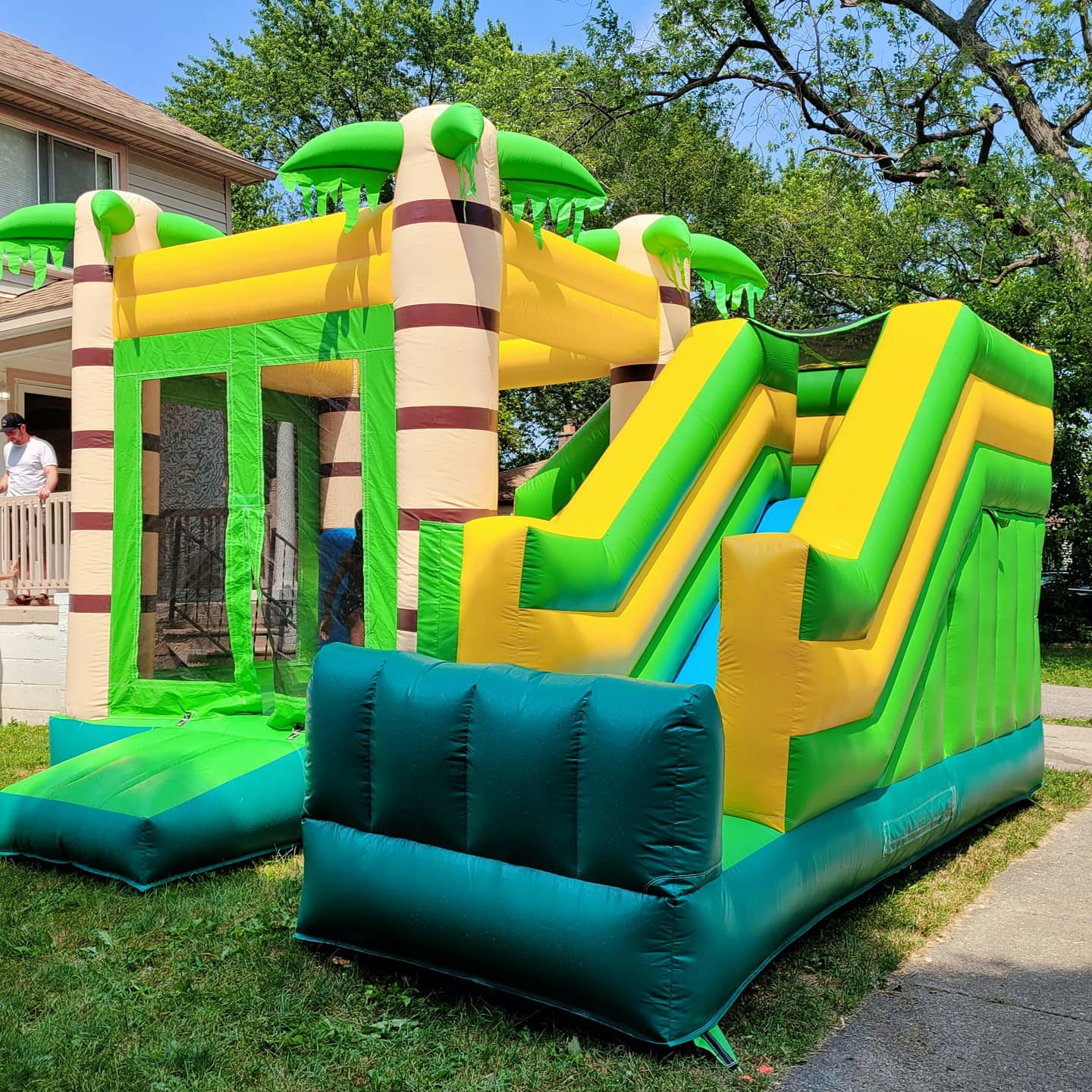 Commercial Jungle Bounce House