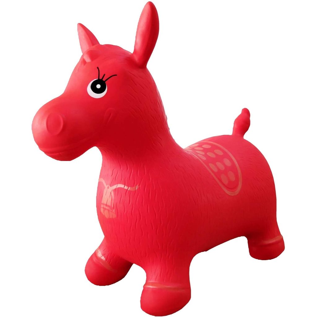 Red Bouncy Horse