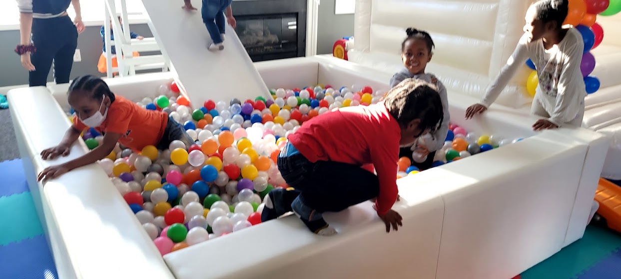 ballpit with kids 2